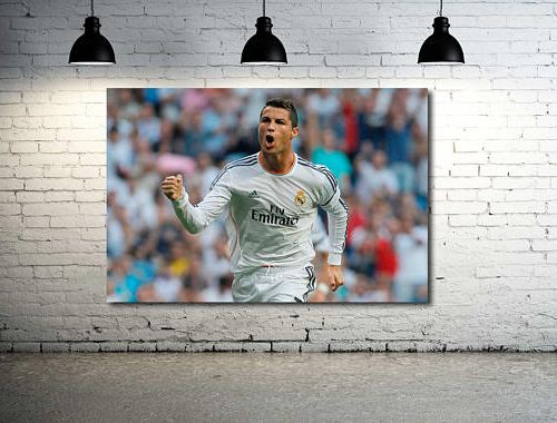 Cristiano Ronaldo Canvas Print NEW 36 x 24 HD Photo Detail