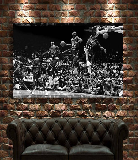 Insane Michael Jordan Art - Slam Dunk Frame by Frame
